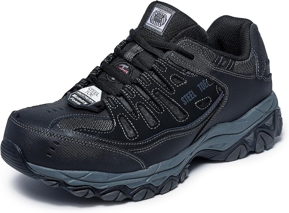 AP-Skechers Men's Cankton Steel Toe Lace Up