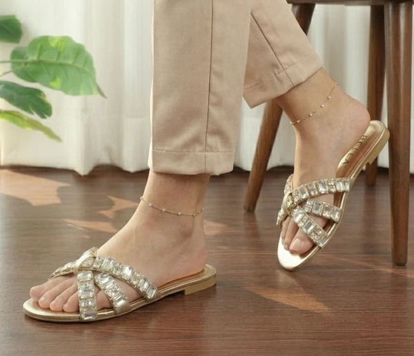 AP-Shimmer Bow Flats