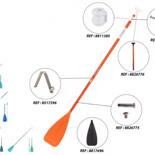 Paddle Collapsible and adjustable 3-part stand-up paddle (170-220 cm blue)