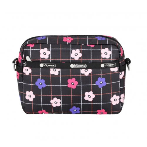 AP-Deluxe Crossbody Floral Plaid