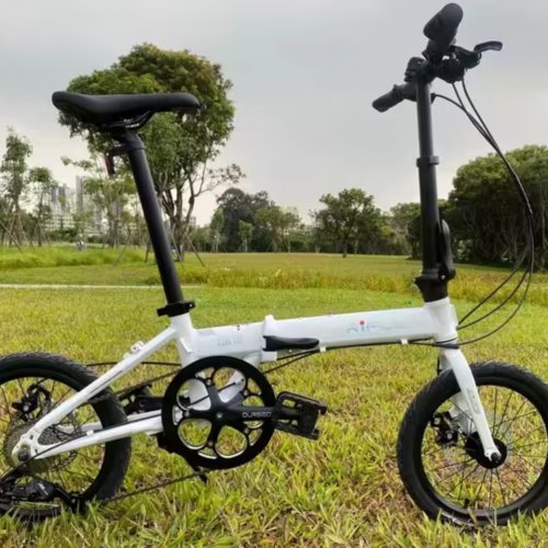 Rifle AK16 Foldable Bicycle | Mechanical Disc Brakes | 16 Inch | White