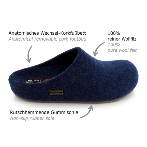 HAFLINGER® Felt Slipper Clogs 