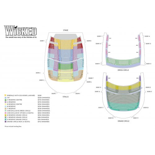  Wicked Musical at Sands Theatre in Singapore