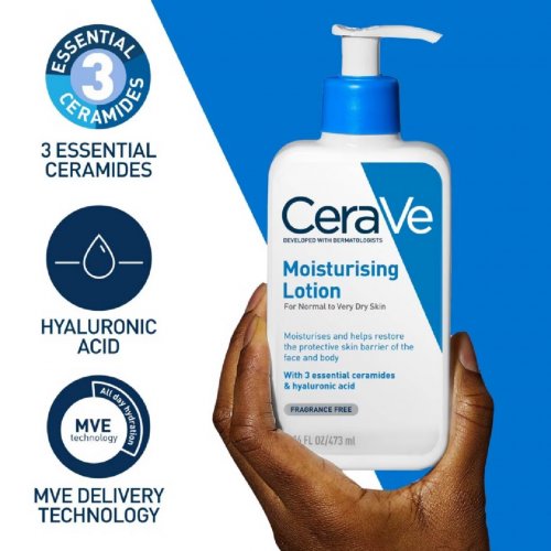 CERAVE Daily Moisturizing Lotion (For Normal to Very Dry Skin) 236ml