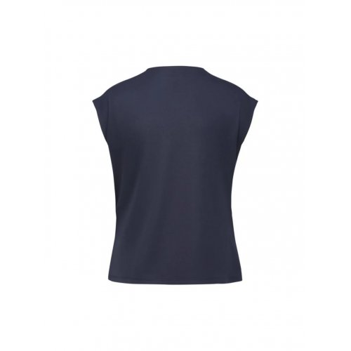 Mock Neck Cap Sleeve Top