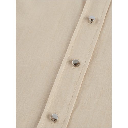 Fit & Flare Shirt Dress with Belt