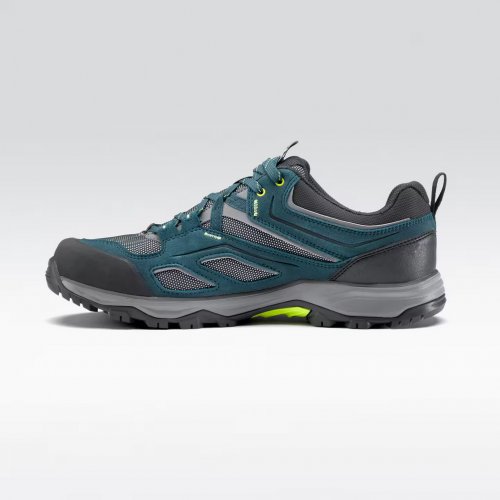 Men Mountain Hiking Waterproof Shoes MH100 - Blue