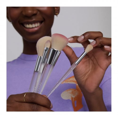 Glitter Power Face and Eye Brushes Set