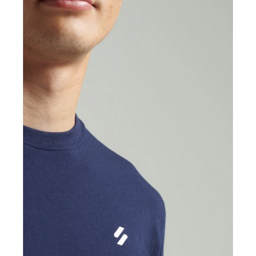 Organic Cotton Core Loose Short Sleeve T-Shirt - Rich Navy