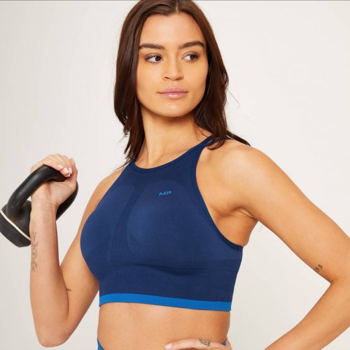MP Women's Adapt Seamless Sports Bra - Deep Blue4