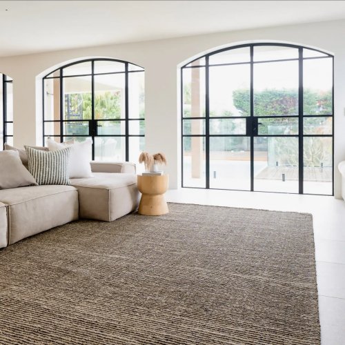  Henley Jute and Wool Floor Rug Chocolate