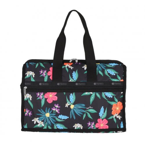 Wild Flower Watercolor Deluxe Medium Weekender