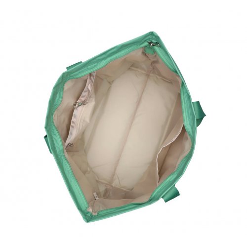 Sage Green Carlin Zip Top Tote Bag