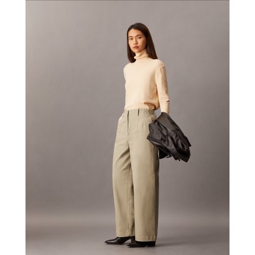  Cotton Chino Relaxed Trousers