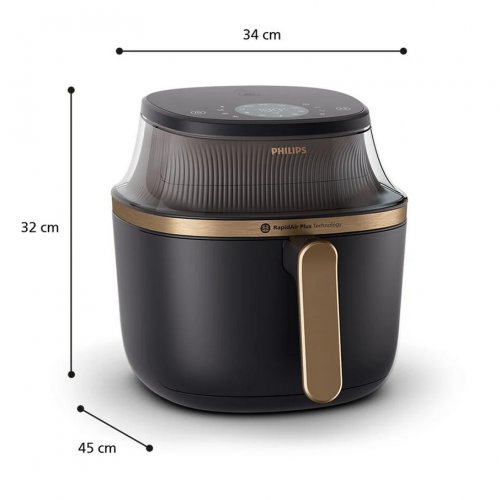 Philips 3000 SERIES XXL DOUBLE WALLED COOKING WINDOW DIGITAL AIRFRYER 7.2L