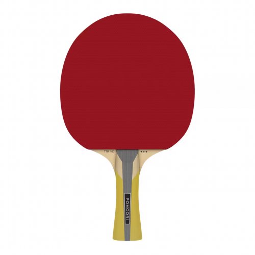 Table Tennis Set Pongori - 2 TTR100 3* All-Round Bats & 3 Balls