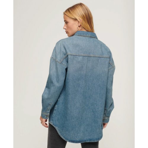 Denim Overshirt - Antique Blue