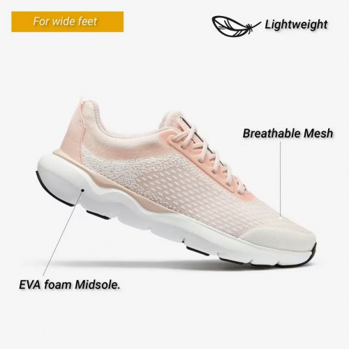 Kalenji Jogflow 500.1 Women's Running Shoes - Soft Pink
