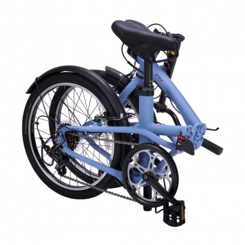 Folding Bike Fold 500 20 Inch 7 Speed - Indigo