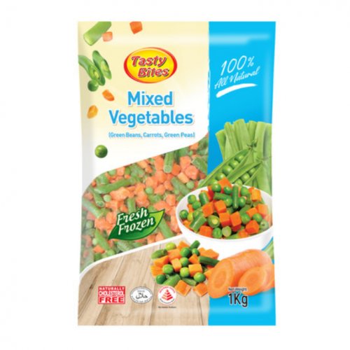 Tasty Bites Frozen Mixed Vegetables / Sweet Corn, 1kg