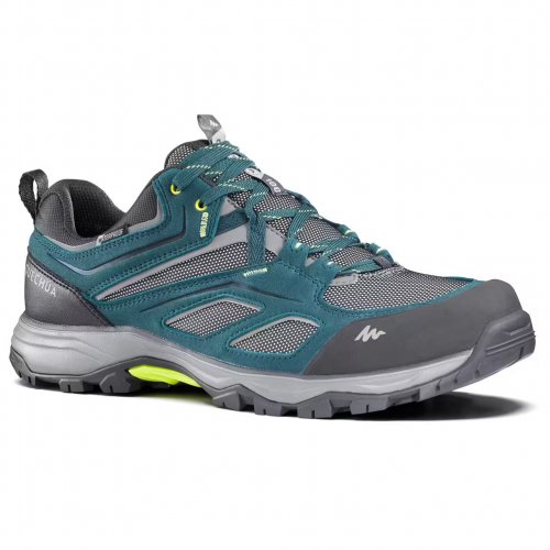 Men Mountain Hiking Waterproof Shoes MH100 - Blue