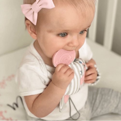 Cheeky Chompers Handychew Sensory Baby Teething Toy - Darcy the Elephant