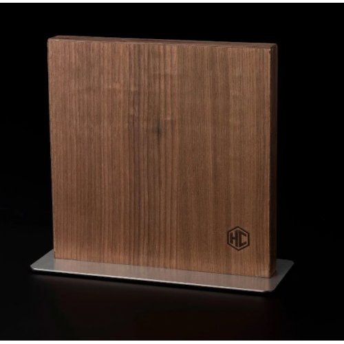 6 pc Japanese Damascus Steel Knife Set w/ Magnetic Knife Block 