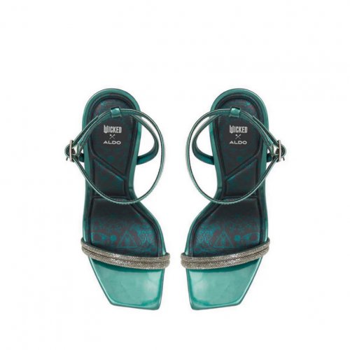 ALDO x Wicked Bewitching Heeled Sandals - Dark Green