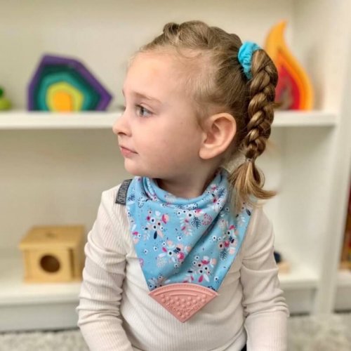 Cheeky Chompers Medium Neckerchew - Botanical Bloom