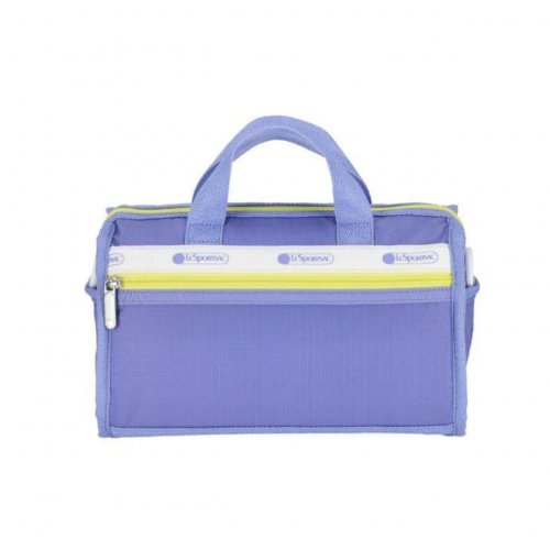 Mini Duffel Crossbody Deep Periwinkle