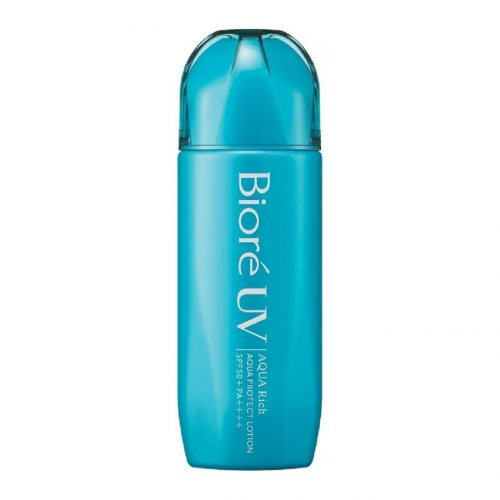 undefined BIORE UV Aqua Rich Aqua Protect Lotion SPF50+ PA++++ Sunscreen (Lightweight Lotion Texture For Easy Application + Suitable for Face & Body) 70ml