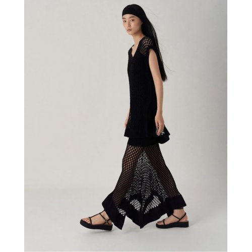 Leather T-Bar Espadrille Sandals - Black