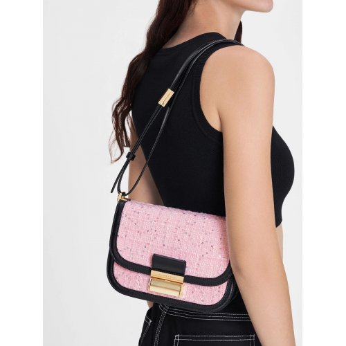 Charlot Tweed Bag - Multi