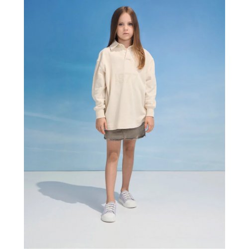  Girls' Tweed Pearl-Embellished Sneakers - Lilac 