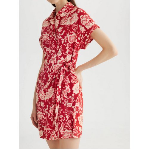 Floral Printed Wrap Dress