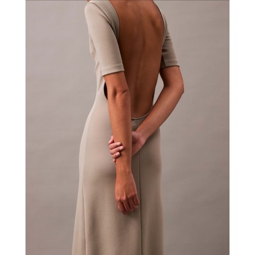Backless Jersey Dress