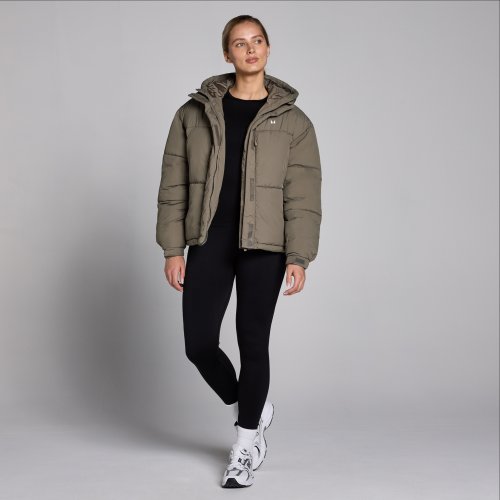MP Women's Short Padded Puffer Jacket - Espresso