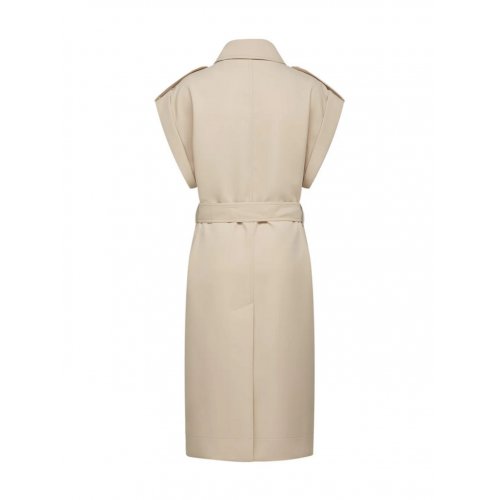 Sleeveless Regular Fit Trench Coat