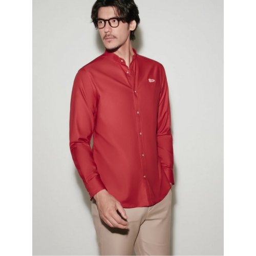 Easy Care Cotton Oxford Smart Fit Casual Shirt with Logo