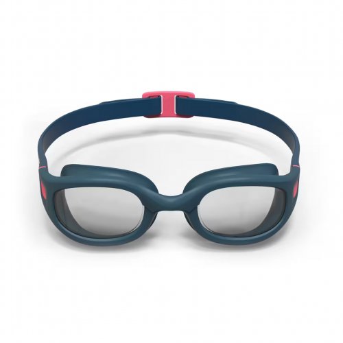 Swimming goggles SOFT - Clear lenses - Size large - Blue pink