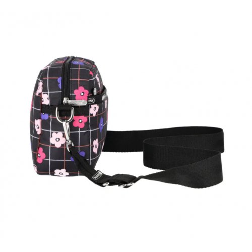 AP-Deluxe Crossbody Floral Plaid