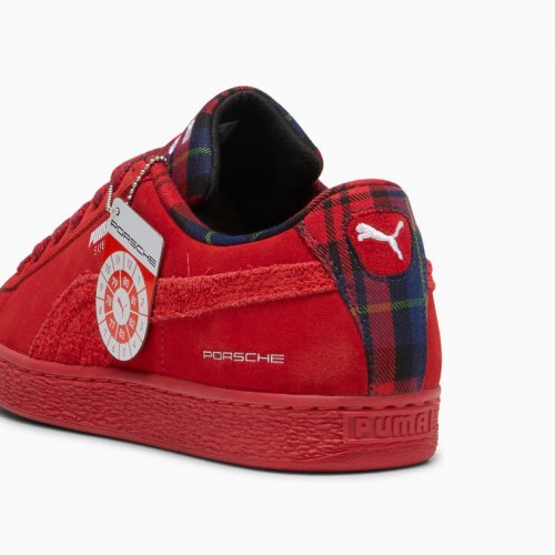 PUMA x PORSCHE LEGACY Suede Classic Tartan Sneakers Unisex