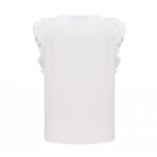 Ruffled Front Blouse