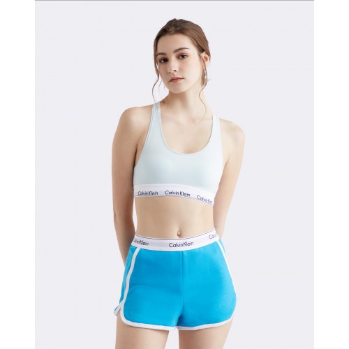  Modern Cotton Sleep Shorts - VIVID BLUE 