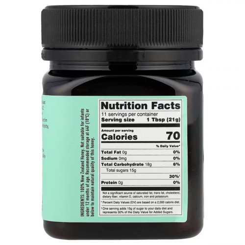  Egmont Honey, Manuka Honey, Raw & Unpasteurized, UMF™10+, MGO 265+ , 8.8 oz (250 g) 