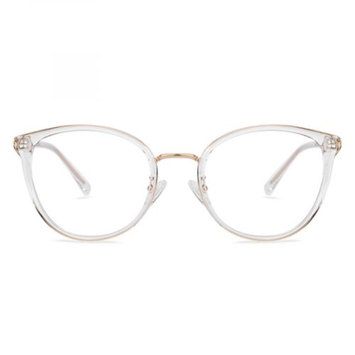 Crystal Transparent Full Rim Cat Eye