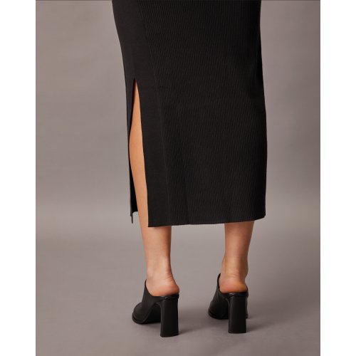 Soft Ribbed Lyocell Maxi Skirt4