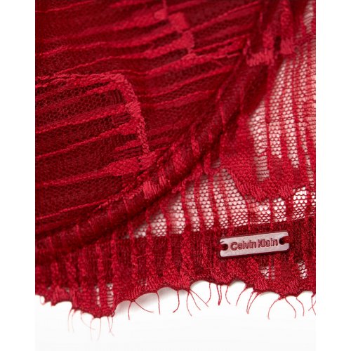  CK Black Linear Lace Lightly Lined Triangle <span style='filter: blur(2.5px);'>***</span>