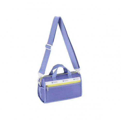 Mini Duffel Crossbody Deep Periwinkle