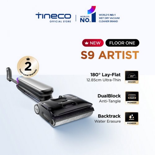 TINECO FLOOR ONE S9 ARTIST SMART CORDLESS VACUUM CLEANER